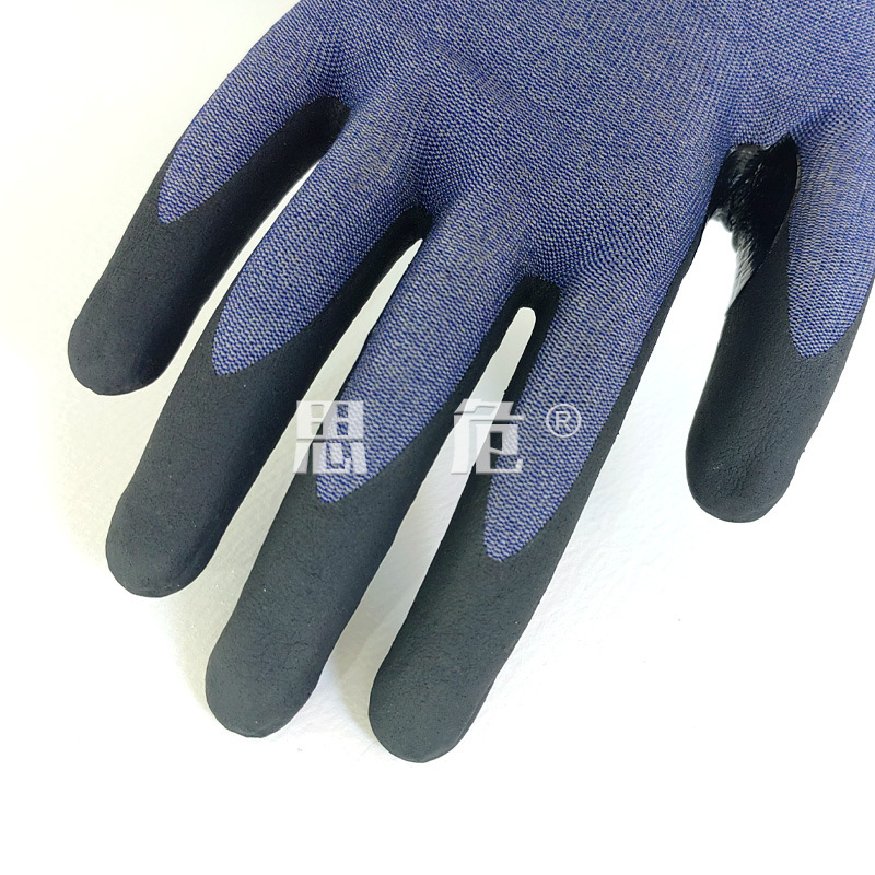 Rukavice protiv rezanja, pletivo s uzorkom pčelinje sa 21 iglom, HPPE+nitrilni premaz, prozračne, udoban dodir