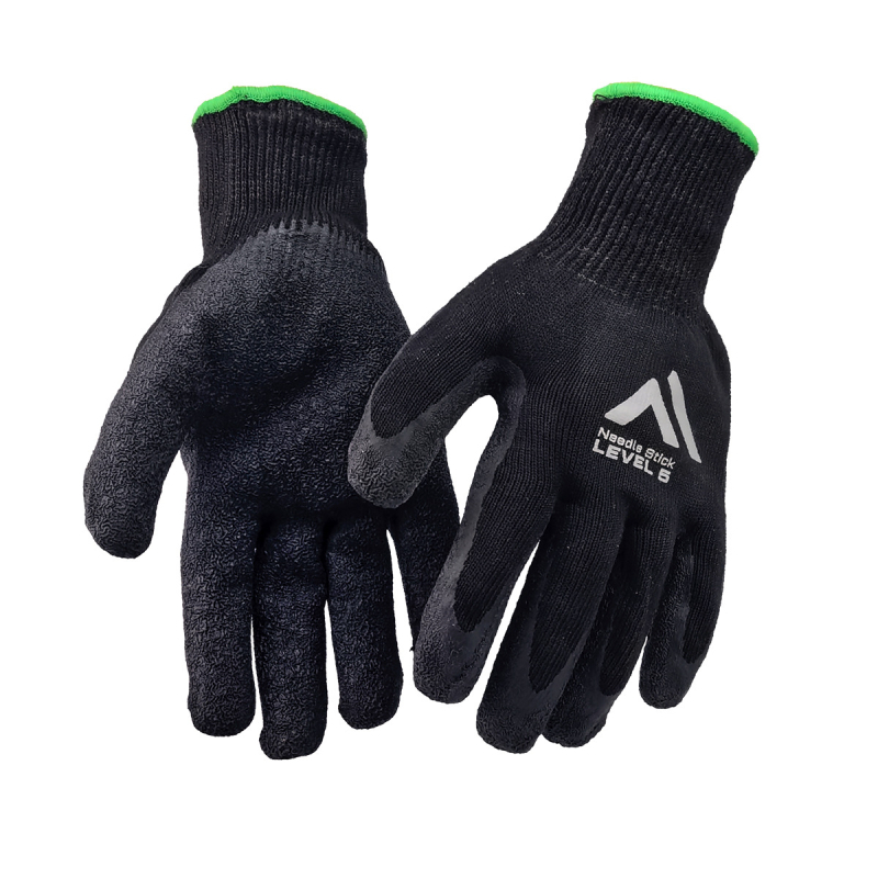 Kerti munkákhoz és hulladékkezeléshez tervezett vágásbiztos kesztyűk, HPPE + latex, átszúrás elleni védelem, tartós (Portwest)