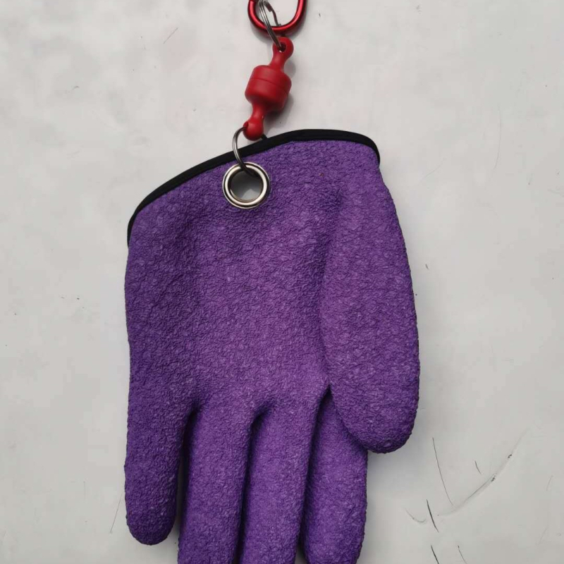 Γάντια αλιείας Wen Tao, υλικό HPPE-λατέξ, επένδυση από πολυαιθυλένιο υψηλής αντοχής, αντίσταση στην κοπή και διάτρηση, αντιολισθητική λαβή