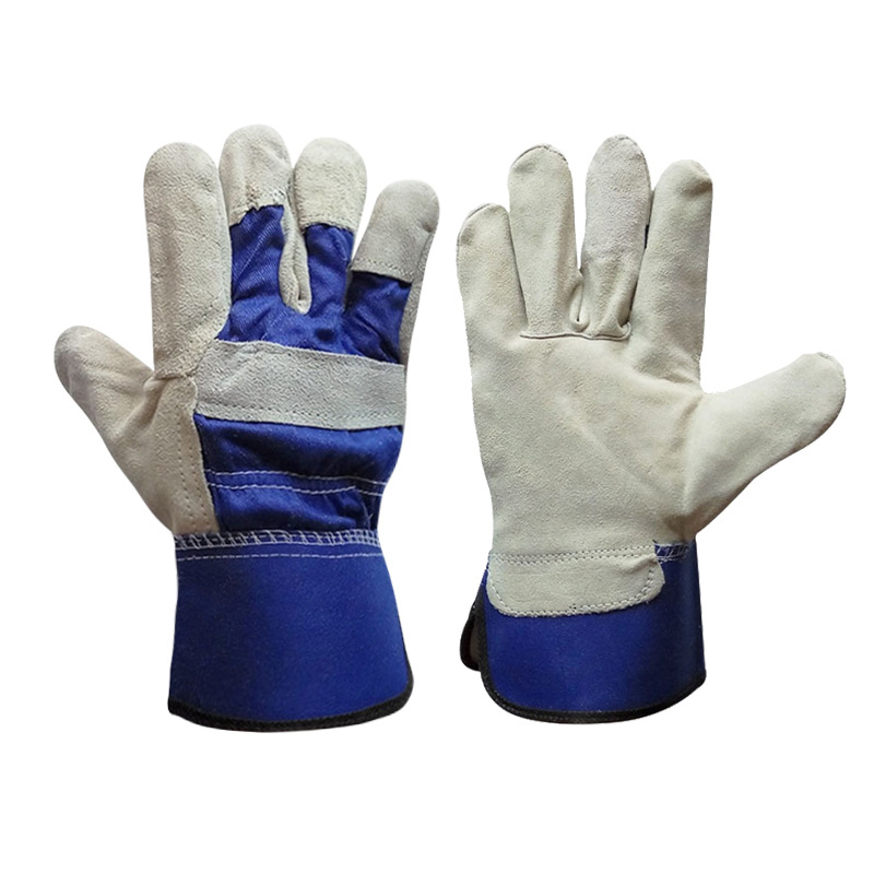 Γάντια συγκόλλησης από βοδινό δέρμα, διπλού στρώματος, για συγκόλληση