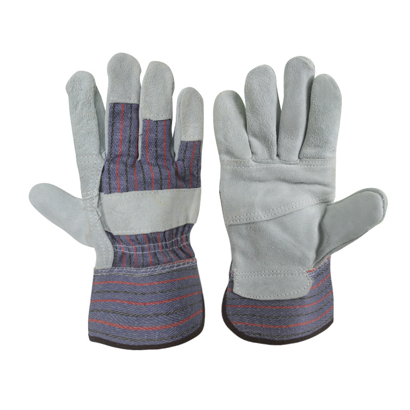 Γάντια συγκόλλησης από βοδινό δέρμα, διπλού στρώματος, για συγκόλληση