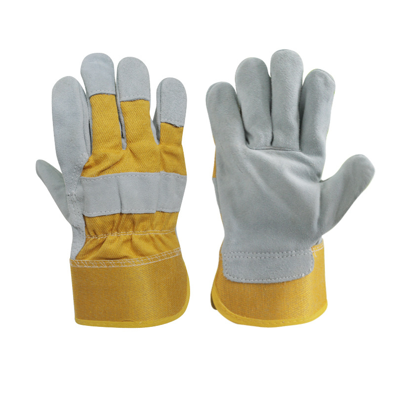Γάντια συγκόλλησης από βοδινό δέρμα, διπλού στρώματος, για συγκόλληση