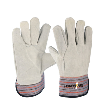 Good Staff DH905 Závarovacie rukavice z hovädzej kože, hrubé a odolné voči opotrebeniu, pre elektrické zváranie, dĺžka 26 cm, opakovane použiteľné