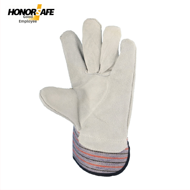 Good Staff DH905 Závarovacie rukavice z hovädzej kože, hrubé a odolné voči opotrebeniu, pre elektrické zváranie, dĺžka 26 cm, opakovane použiteľné