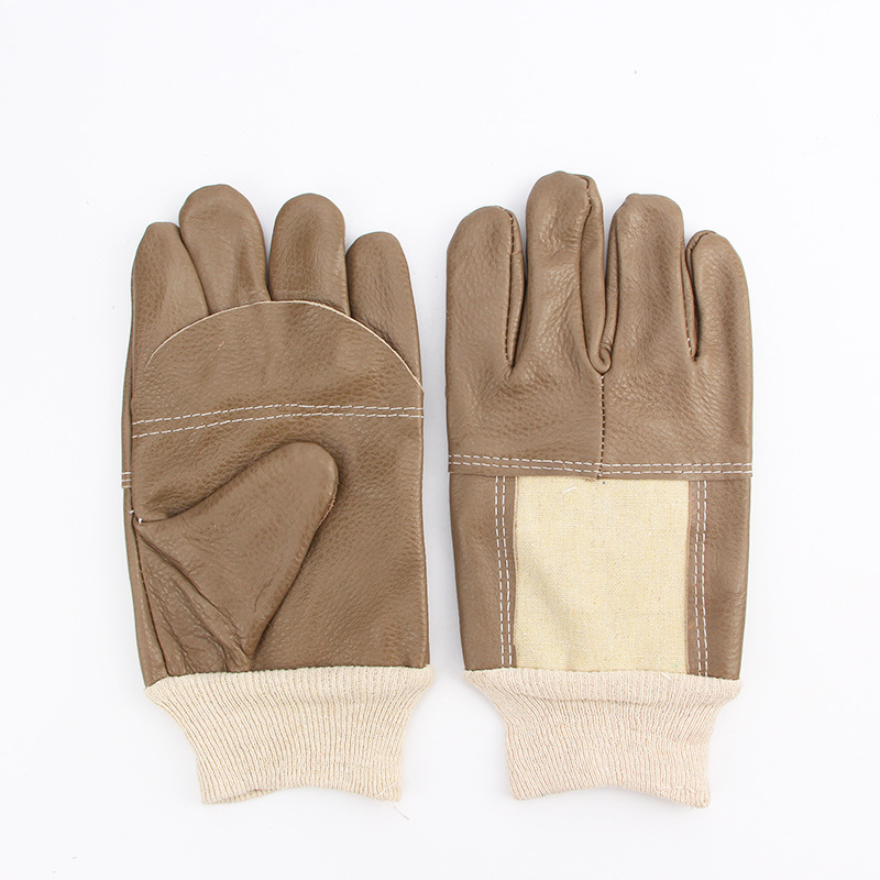 Γάντια συγκόλλησης Full Shield, κορυφαίο δέρμα αγελάδας + πανί, κοντό μανσέτο (Μάρκα: Full Shield; Υλικό: Cowhide + Canvas; Λειτουργία: Γάντια συγκόλλησης)