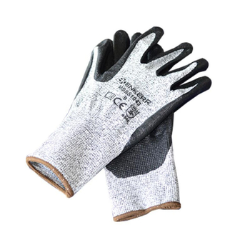 Mănuși rezistente la tăieturi, cu acoperire nitril pe palmă, nivelul 5, reutilizabile, pentru asamblarea auto, manipularea sticlei sparte și cabluri