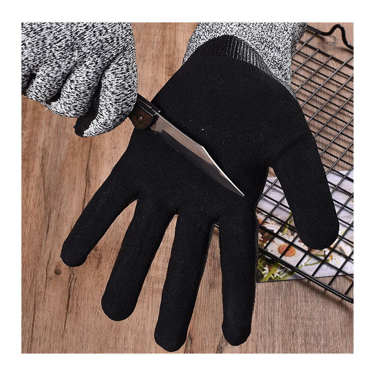 Ding Qing HPPE αντικοπτικά γάντια με πλεκτή επένδυση, για προστασία στην εργασία