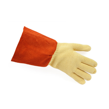 Delta TAEKI sorozat, 250°C-ig terjedő magas hőmérsékletű kesztyűk aramid rostból, vágásálló 5. fokozatú, KCA15T