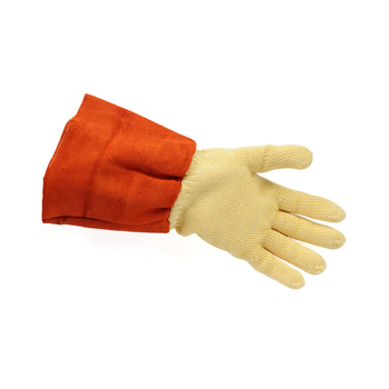 Delta TAEKI sorozat, 250°C-ig terjedő magas hőmérsékletű kesztyűk aramid rostból, vágásálló 5. fokozatú, KCA15T