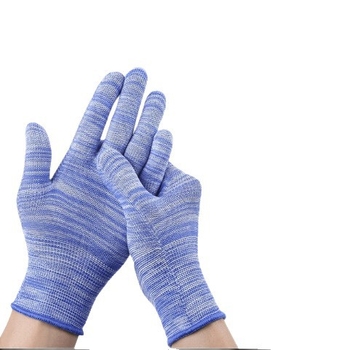 Mănuși de protecție pentru muncă cu palmă PU, respirabile, subțiri, rezistente la uzură, antiderapante, degetele acoperite cu nylon