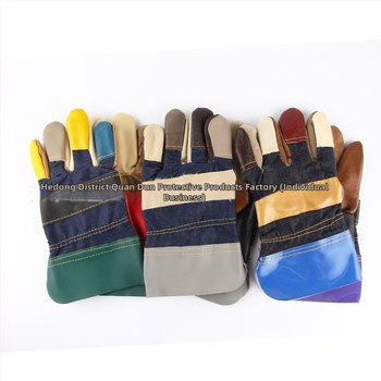 Rukavice na zváranie z umelej kože — určené na zváranie; funkcia: zváračské rukavice