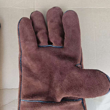 Mănuși de sudură din piele de vită, dublu strat, piele integrală, model Z.s, pentru sudură și grătar