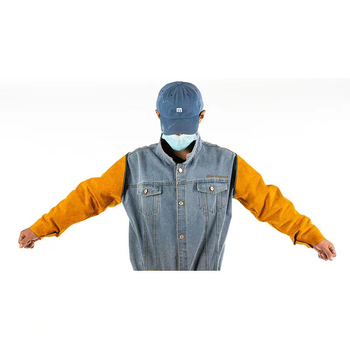 Μανίκι συγκόλλησης από δέρμα βοδιού – προστασία βραχίωνα, θερμομόνωση και αντοχή στη φθορά