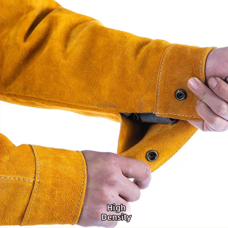 Kožený zváračský rukáv na ochranu paže