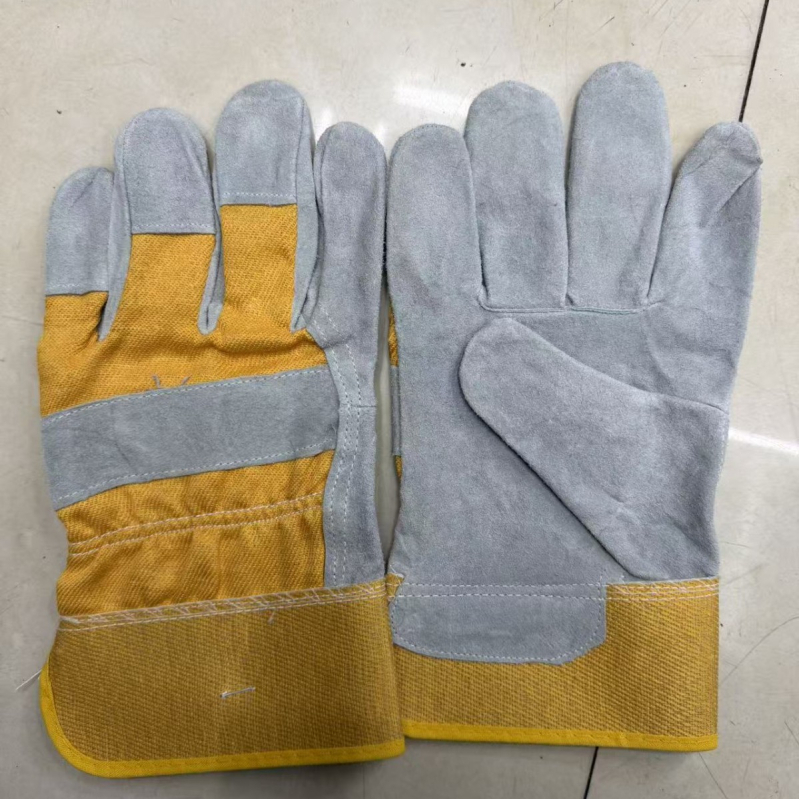 Γάντια συγκόλλησης – Διπλού στρώματος δέρμα βοδινού, επένδυση βελούδου/βαμβακιού, για συγκόλληση