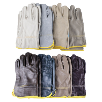 Fengchen Γάντια συγκόλλησης από δέρμα αγελάδας, πλήρες δέρμα, κορυφαίου στρώματος, για ηλεκτροσυγκόλληση και συντήρηση εργοταξίου