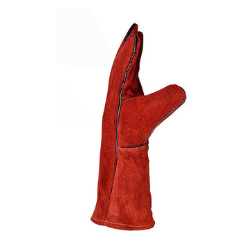 Γάντια συγκόλλησης από δέρμα αγελάδας για κοπή με αέριο, μόνωση θερμότητας και προστασία από εγκαύματα, για χρήση σε εργοστάσιο και εργαστήριο