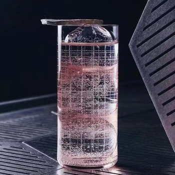 Collins čaša za koktele od bezolovnog kristalnog stakla, 201–300 ml, moderan minimalistički stil, prilagodba obrade s tiskanim logom