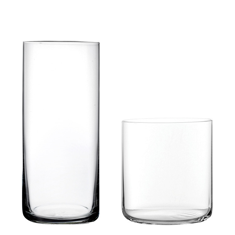 Collins čaša za koktele od bezolovnog kristalnog stakla, 201–300 ml, moderan minimalistički stil, prilagodba obrade s tiskanim logom