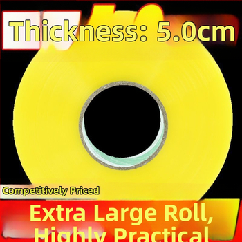 Priehľadná BOPP baliaca páska, hrubšia uzatváracia páska, veľký kotúč