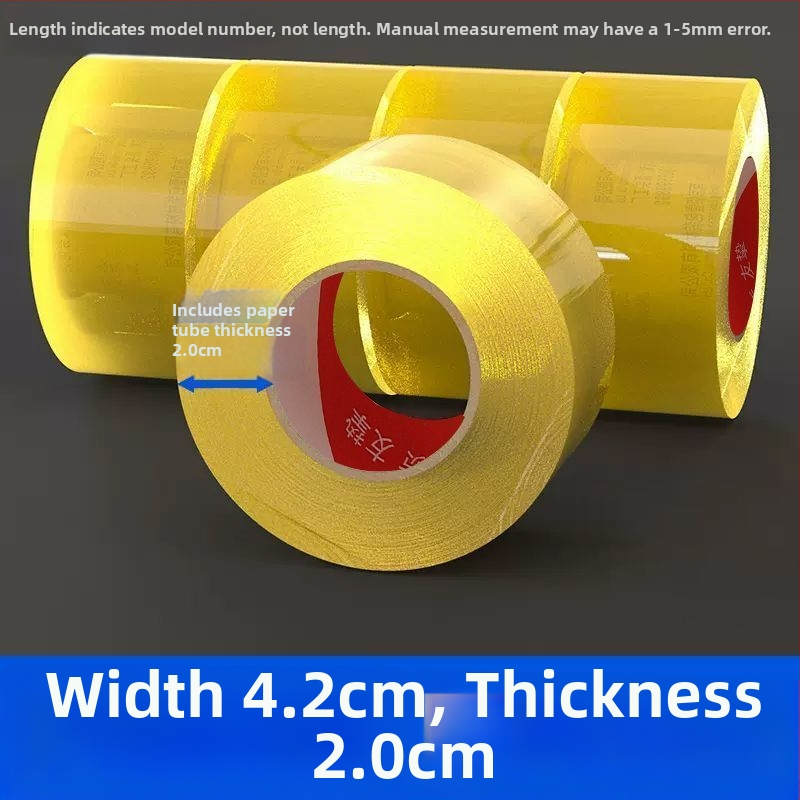 Priehľadná BOPP baliaca páska, hrubšia uzatváracia páska, veľký kotúč