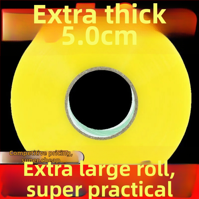 Priehľadná BOPP baliaca páska, hrubšia uzatváracia páska, veľký kotúč
