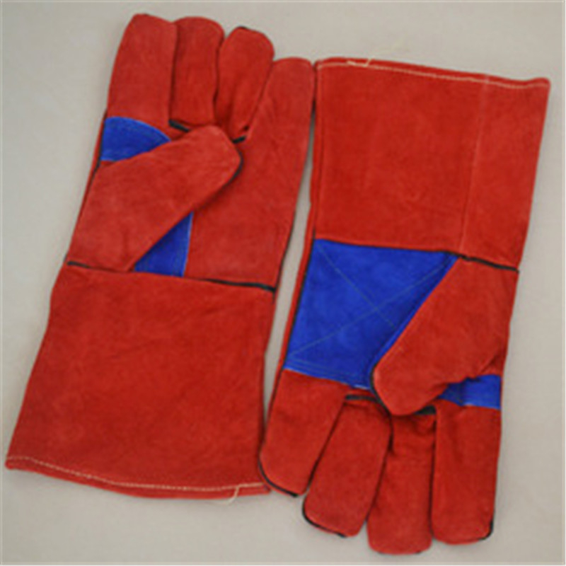 Γάντια συγκόλλησης από δέρμα αγελάδας για προστασία από τη συγκόλληση