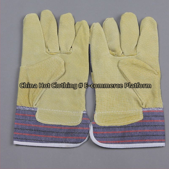 Zváračské rukavice z pigskin kože, model JXLB-7.5, dĺžka 240 mm, JINXIN SAFETY