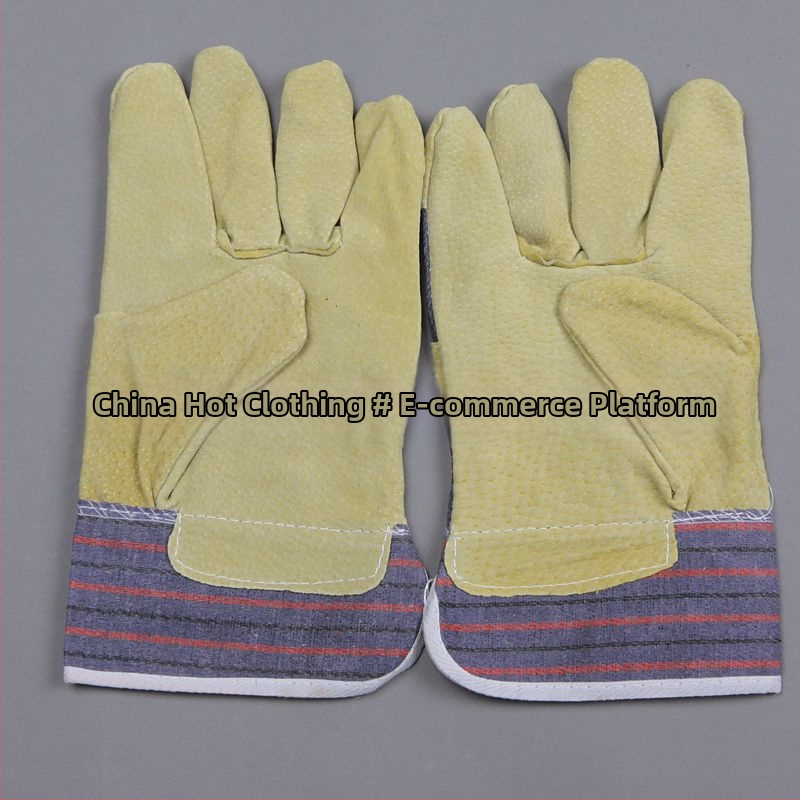 Zváračské rukavice z pigskin kože, model JXLB-7.5, dĺžka 240 mm, JINXIN SAFETY