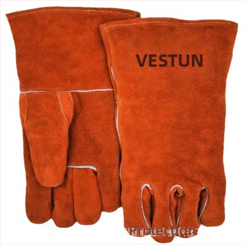 Rukavice na zváranie Weishi Shield s posilnenou zónou Tiger Mouth, ohňovzdorné, odolné voči opotrebeniu, tepelne izolované