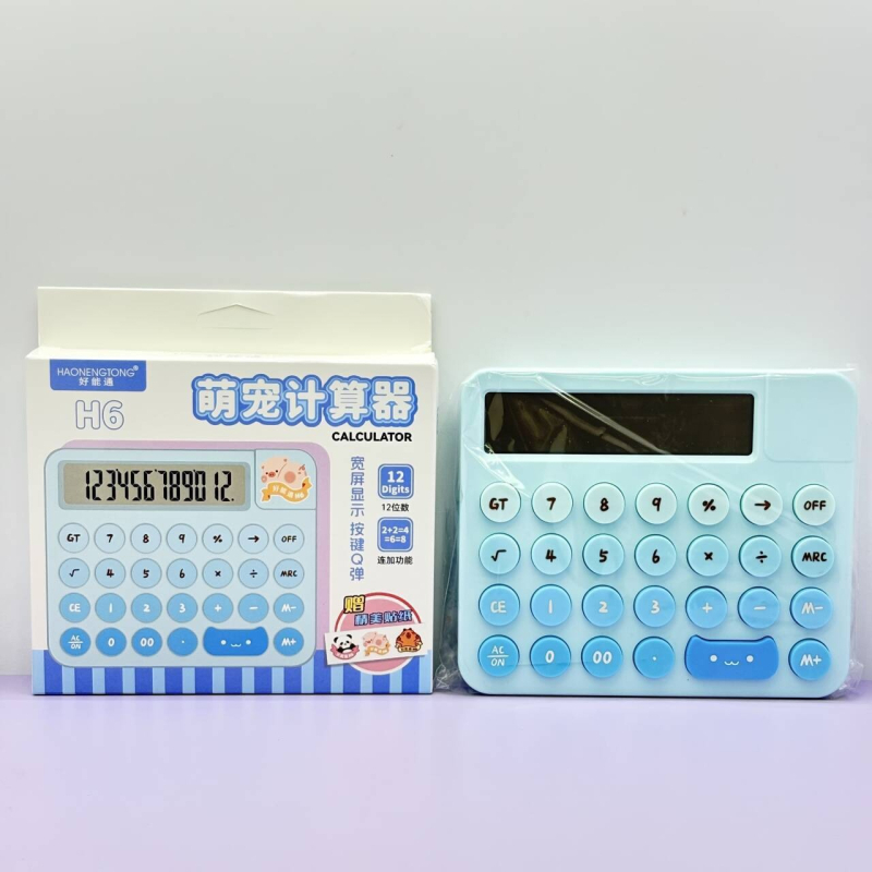 Аритметичен калкулатор 818 - модел 818, ABS материал, 12-цифрен дисплей, батерия бутон включена, тегло 85 g