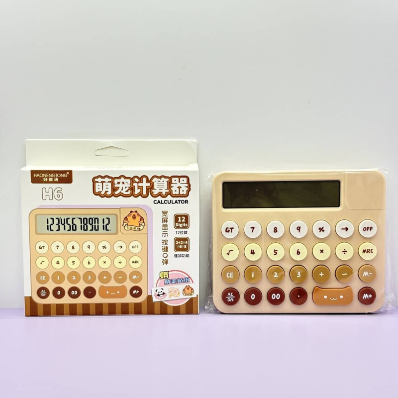 Аритметичен калкулатор 818 - модел 818, ABS материал, 12-цифрен дисплей, батерия бутон включена, тегло 85 g