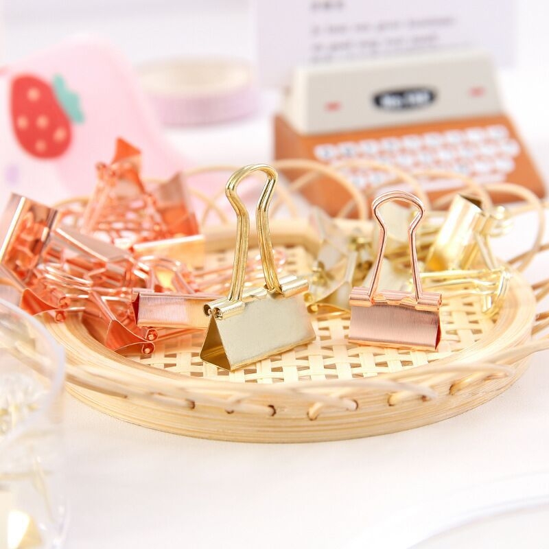 Li Le μεταλλικά κλιπ γραφείου: σετ κλιπ με μακριά ουρά και dovetail σχεδίαση, συσκευασμένος σε κουτί