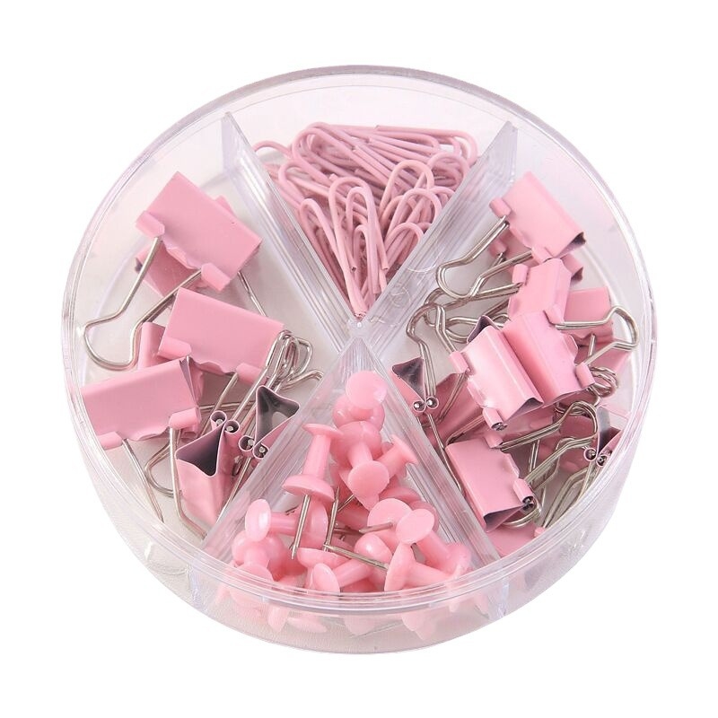 Li Le μεταλλικά κλιπ γραφείου: σετ κλιπ με μακριά ουρά και dovetail σχεδίαση, συσκευασμένος σε κουτί