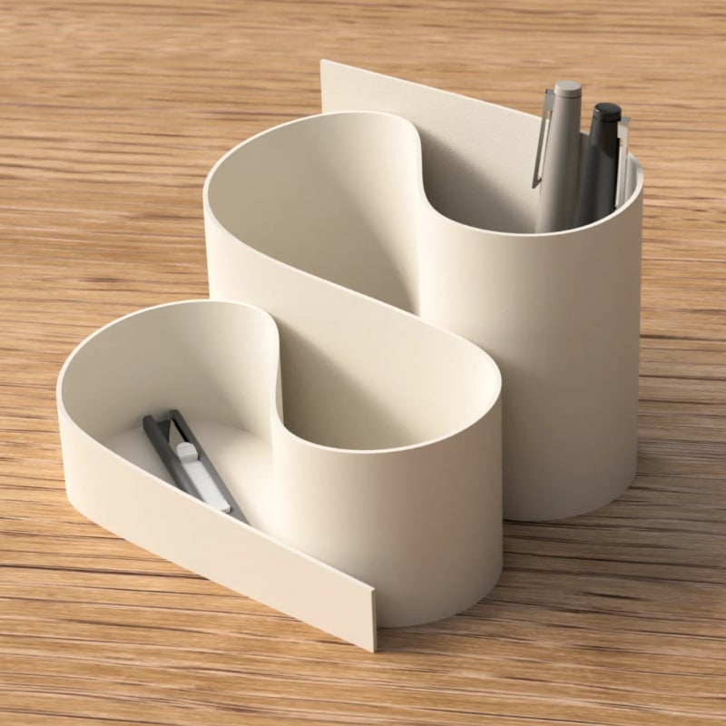 Cutie de depozitare pentru spațiul dintre scaune | Poliamidă (PA) | 2 L capacitate | Dormitor și Studiu | Model solid