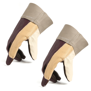 Γάντια συγκόλλησης από δέρμα βοοειδών, Gao You, κατάλληλα για συγκόλληση, επισκευές μηχανημάτων, ναυπηγεία