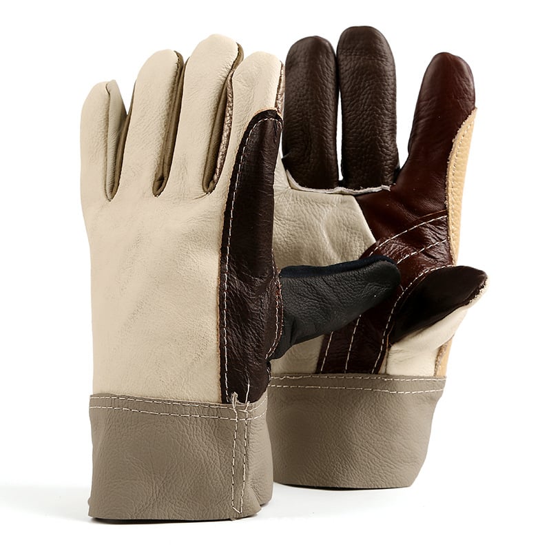 Γάντια συγκόλλησης από δέρμα βοοειδών, Gao You, κατάλληλα για συγκόλληση, επισκευές μηχανημάτων, ναυπηγεία