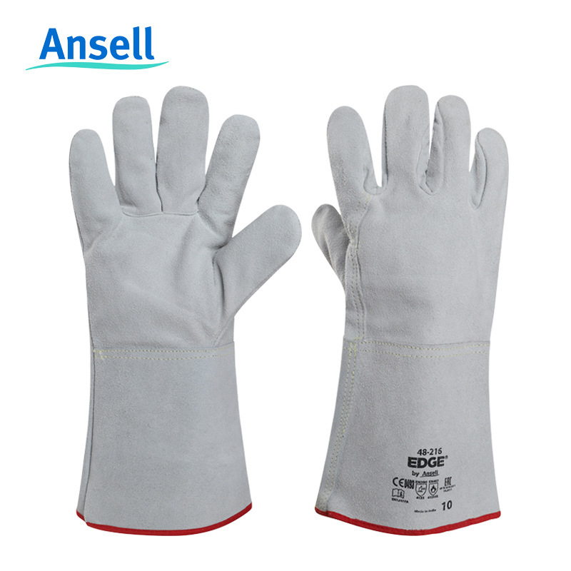 ANSELL kožne rukavice za zavarivanje – zaštita od prskanja i topline, za električno zavarivanje (Brand: ANSELL; Materijal: kravlja koža; Opseg korištenja: električno zavarivanje; Funkcija: rukavice za zavarivanje)