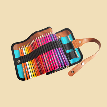 Jiajun Drveni šesterokutni set olovaka na bazi ulja