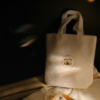 Cottonism pliš torba za božićnu tote, uzorak 20213, stil 109835873, materijal pamuk vlakna