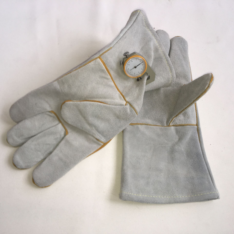 Mănuși de sudură Bart, din piele de vițel, rezistente la temperaturi înalte, izolație termică pentru sudură în industrie