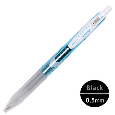 Zebra JJZ33 gel pero s brzom sušenjem, crna tinta, mekani grip, klikni mehanizam