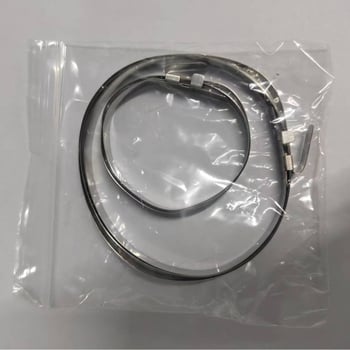 Неръждаема стомана: клип със шнурова стяга за водопроводни тръби с прахоуловител – ръчно уплътняване, марка Giti