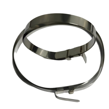 Неръждаема стомана: клип със шнурова стяга за водопроводни тръби с прахоуловител – ръчно уплътняване, марка Giti