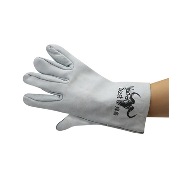 Mănuși de sudură din piele de vită, manșetă scurtă, rezistență la uzură, temperaturi înalte, respirabile