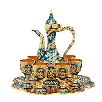 Set alata za vino u europskom stilu, 8-dijelni, cinkov legura, retro dizajn, nadahnut starim vremenima