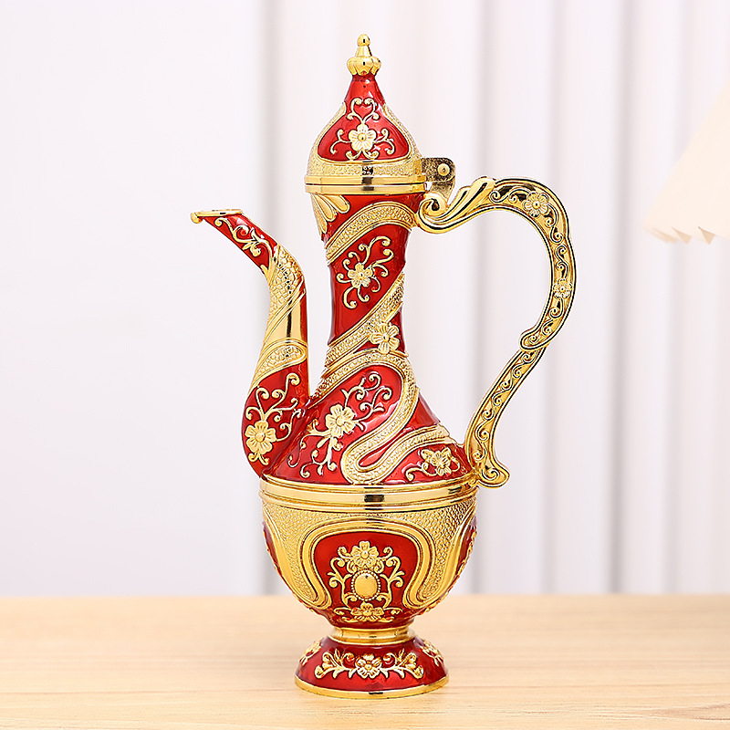 Set alata za vino u europskom stilu, 8-dijelni, cinkov legura, retro dizajn, nadahnut starim vremenima