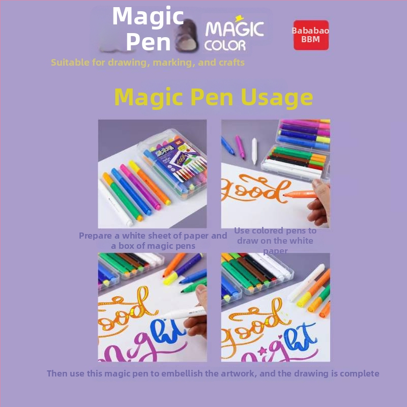 Magic Pen: plastové puzdro, šírka čiary 1,2 mm, na maľovanie a označovanie, balené v krabičke