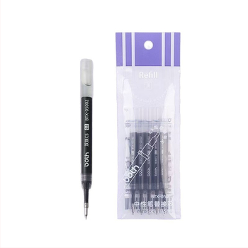 BOTH patrone za kemijsku olovku s gumbom, crna, 0,5 mm, dvostruko kuglična olovka, velika kapaciteta