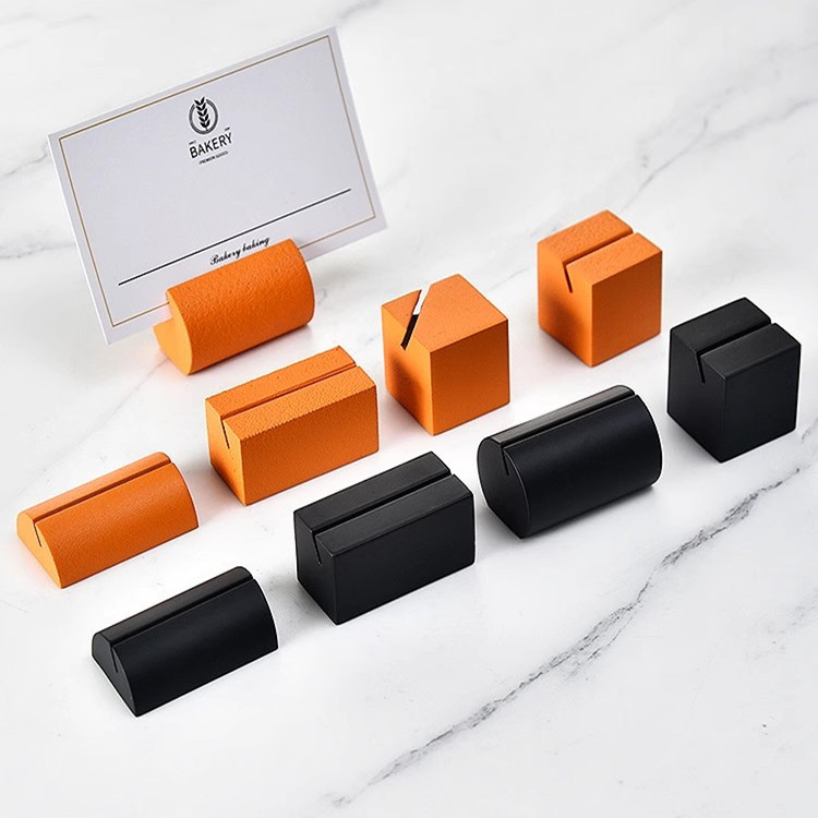 Държач за меню за хотел от неръждаема стомана – вертикален дисплей, модел 9580, за табелки за маса и визитки